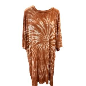 Zenana Tie-Dye Oversized T-Shirt – Size XL